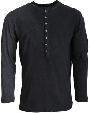 DSquared² Long Sleeve T-Shirts - Black