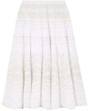 Charo Ruiz Midi Skirts - Blanco