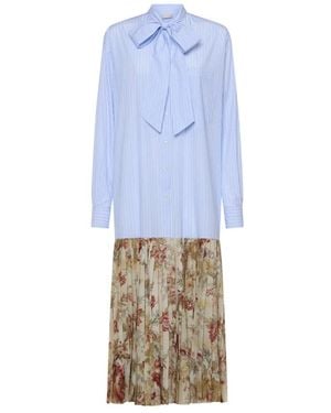 Pierre Louis Mascia Midi Dresses - Blue