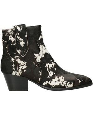 Ash Cowboy Boots - Noir
