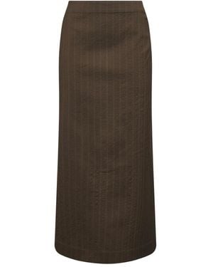 Uma Wang Midi Skirts - Bruin