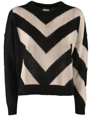 Pennyblack Round-Neck Knitwear - Black