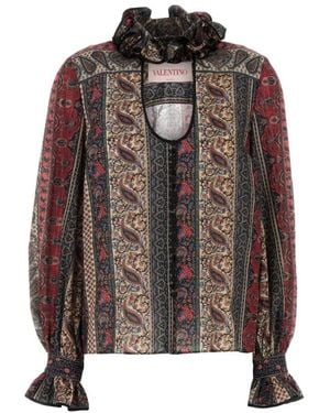 Valentino Garavani Blouses - Brown