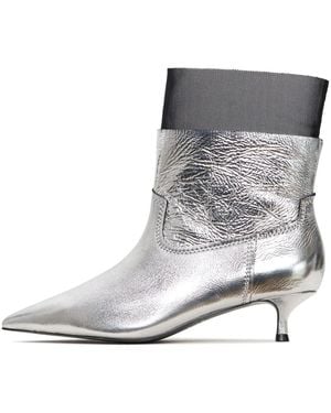 CESARE GASPARI Stiefeletten Mit Kitten Heel Rhodopis - Grau