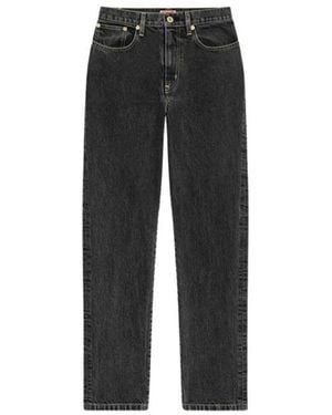 KENZO Straight Fit Jeans - Black