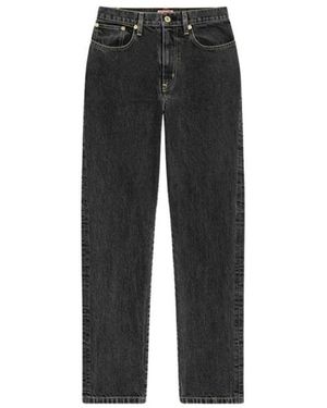 KENZO Straight Fit Jeans - Black
