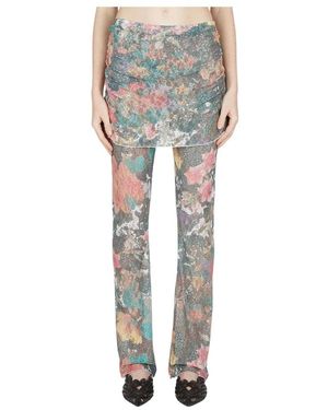 Rave Review Wide Trousers - Blue