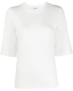 Rodebjer Tops ,Wit ,Witte Sprint T-Shirt Voor Vrouwen