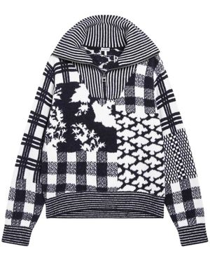 Loewe Round-Neck Knitwear - Azul
