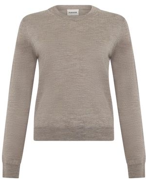 P.A.R.O.S.H. Round-Neck Knitwear - Gris