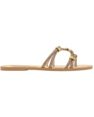 KARL LAGERFELD Schoenen ,Geel ,Leer Olympia Ii - Metallic