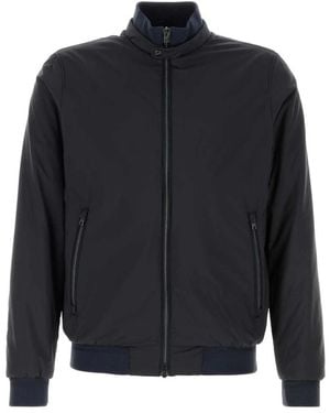 Herno Jassen ,Blauw ,Nylon Nylon Bomberjack