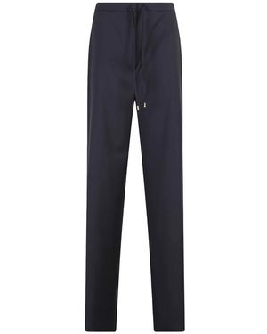 Max Mara Straight Trousers - Blue
