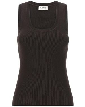P.A.R.O.S.H. Sleeveless Tops - Noir