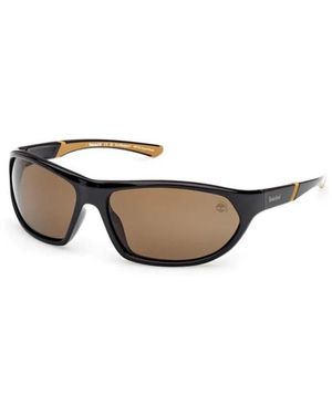 Timberland Accessoires ,Zwart ,Tb 00035 Zonnebril - Wit