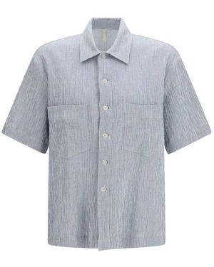 sunflower Overhemden ,Blauw ,Katoen Adam Short Sleeve Shirt