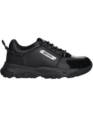 Just Cavalli Panelled Chunky Sole Sneakers - Schwarz