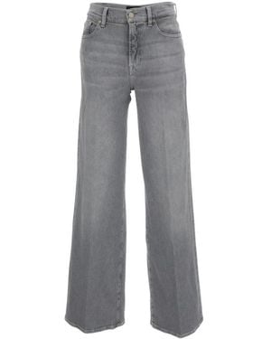 7 For All Mankind Wide Jeans - Grey