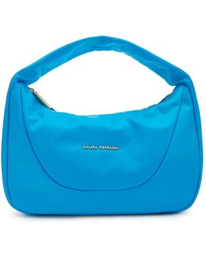 Chiara Ferragni Zwarte Schoudertas Van Kunstleer - Blauw