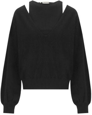 Max Mara V-Neck Knitwear - Negro