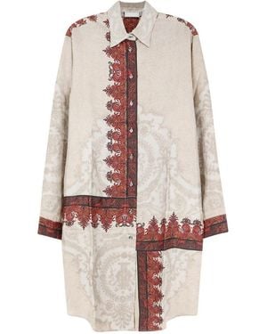 Pierre Louis Mascia Shirt Dresses - Natural