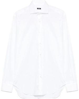 Barba Napoli Formal Shirts - White