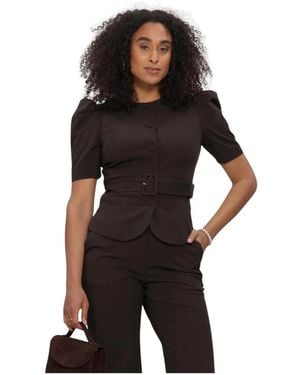 Ibana Overhemden ,Bruin ,Leer Tonia Blazer - Zwart