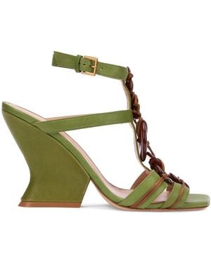 Alberta Ferretti High Heel Sandals - Green