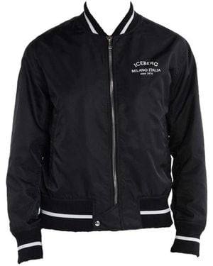 Iceberg Bomber Jackets - Negro