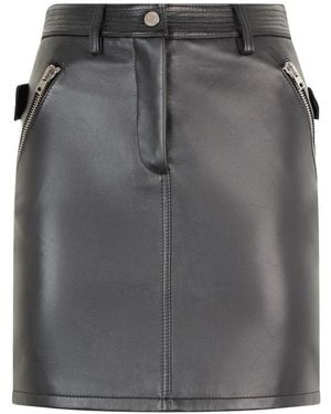 Moschino Leather Skirts - Grey