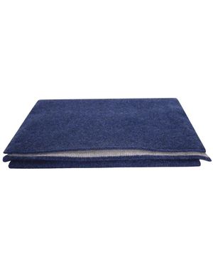 Dell'Oglio Ribbed Cashmere Neck Warmer - Blauw