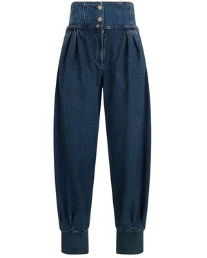 Alberta Ferretti Loose-Fit Jeans - Blu