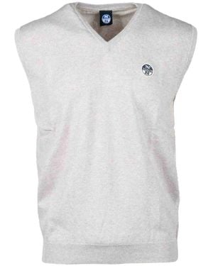 North Sails V-Neck Knitwear - Blanco