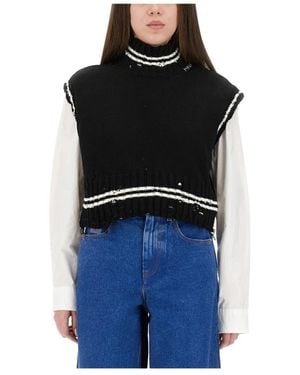 Marni Truien & Vesten ,Zwart ,Turtleneck