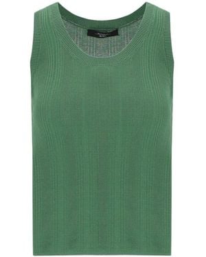 Weekend by Maxmara Sleeveless Tops - Green