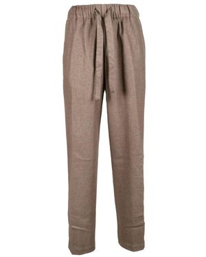 Myths Slim-Fit Pants - Brown