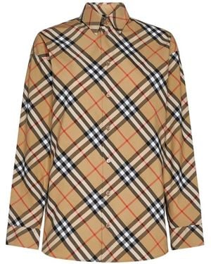 Burberry Shirts - Marron