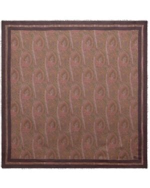 Etro Silky Scarves - Marron