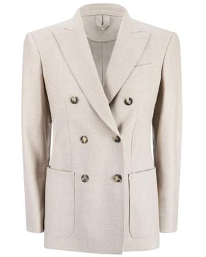 Max Mara Formal Blazers - Natural