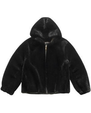 Just things we like Faux Fur & Shearling Jackets - Black