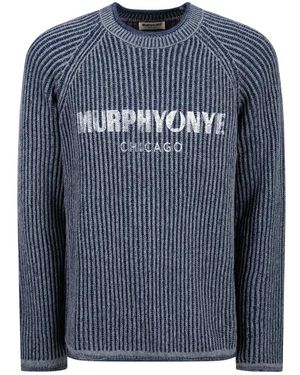 Murphy & Nye Truien & Vesten ,Blauw ,Round-Neck Truien