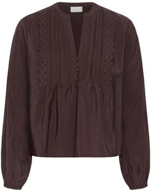 Kaffe Blouses - Marrone