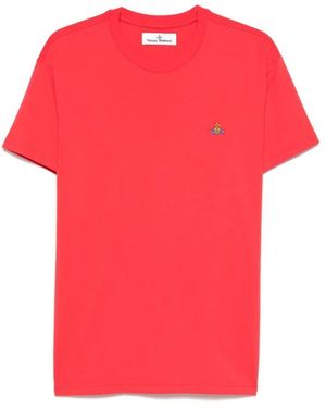 Vivienne Westwood Rote crew neck t-shirts und polos