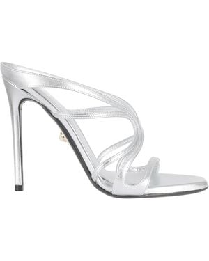 ALEVI Heeled Mules - White