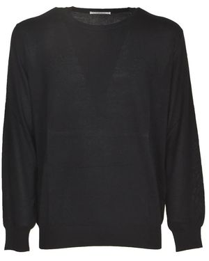 Kangra Round-Neck Knitwear - Black