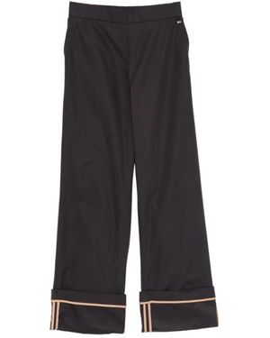 Herno Wide Pants - Black