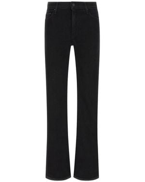Mother Straight Jeans - Noir