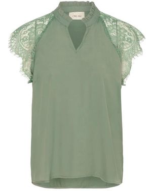 Cream Overhemden ,Groen ,Laurel Wreath