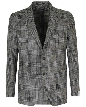 Tagliatore Jassen ,Grijs ,Wol Montecarlo Jas