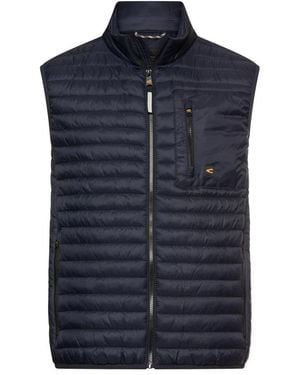 Camel Active Gewatteerd Gevulde Vest - Blauw